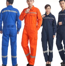 2018 Autumn Unisex Engineering Worker Clothing Wear Auto Repair Factory Workshop Uniform long Sleeve Siamese Work Clothing(China) 2018 Autumn Unisex Engineering Worker Clothing Wear Auto Repair Factory Workshop Uniform long Sleeve Siamese Work Clothing(China)