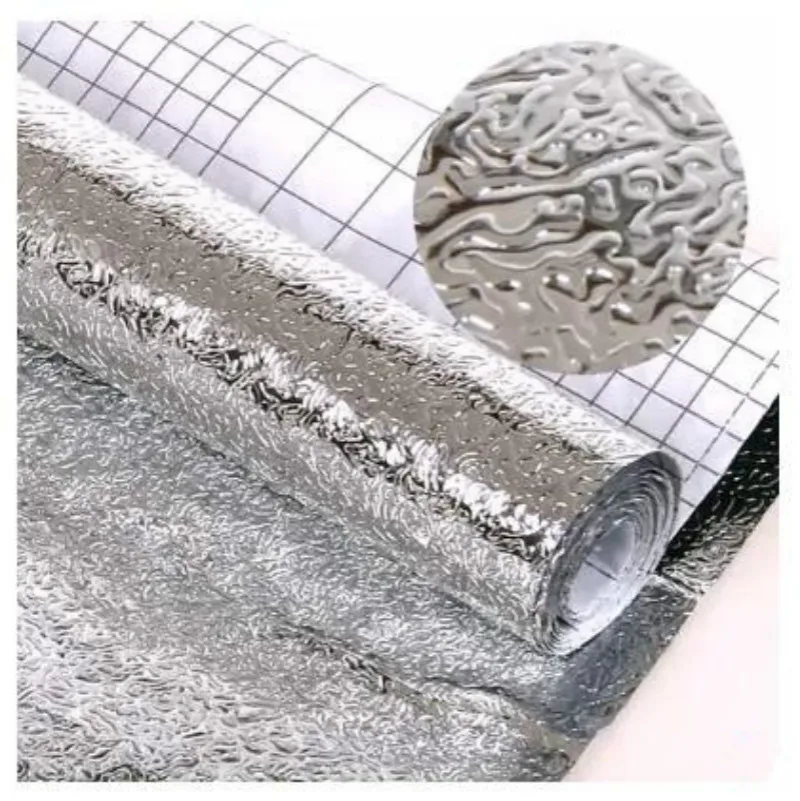 New Coming Kitchen Oil Proof Waterproof Sticker Aluminum Foil Kitchen