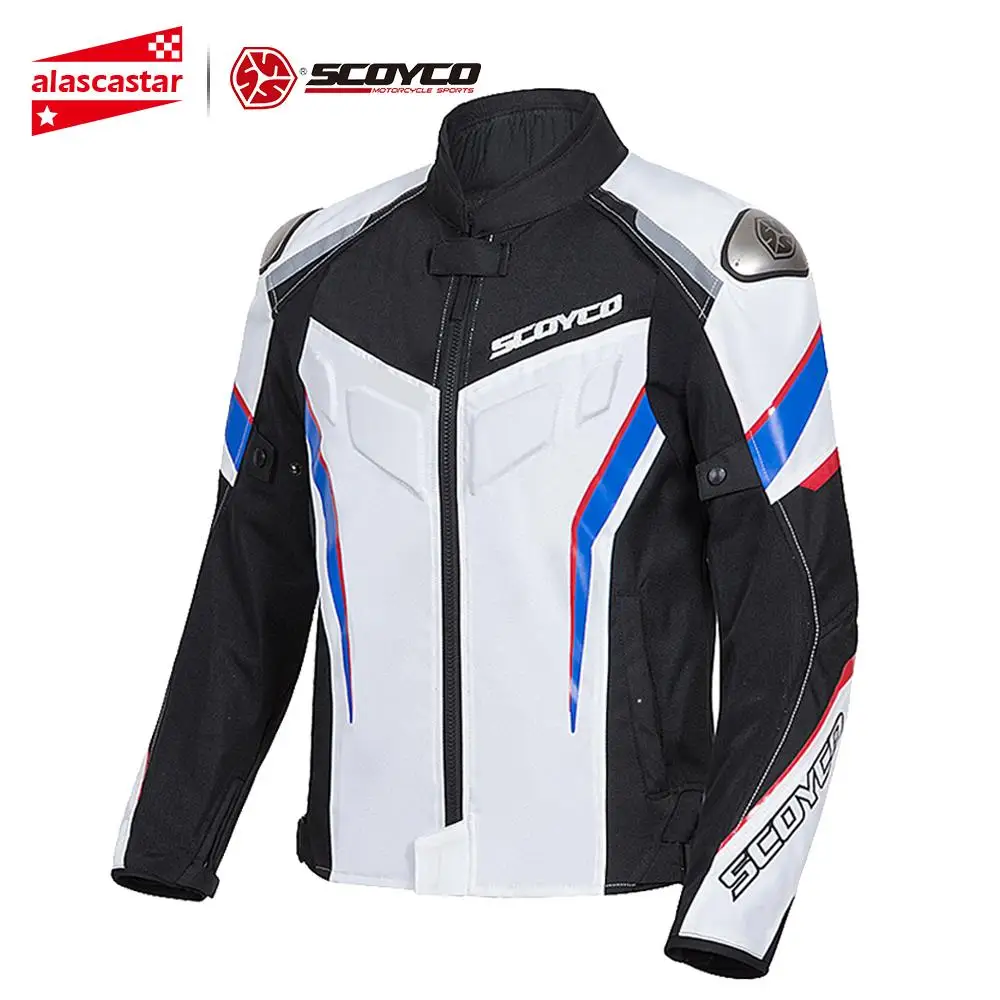 - SCOYCO Summer Motorcycle JacketMoto Pants Breathable Reflective Motocross Chaqueta Moto Jacket Riding Armor Jacket Motorcycle