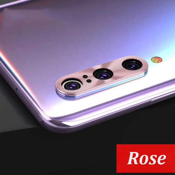 Защитный чехол для объектива камеры для Xiao mi Red mi Note 7 K20 Pro mi 9t 9 SE mi 9 Metal Bumer on Red mi K20 защитная рамка для камеры - Цвет: Rose Gold