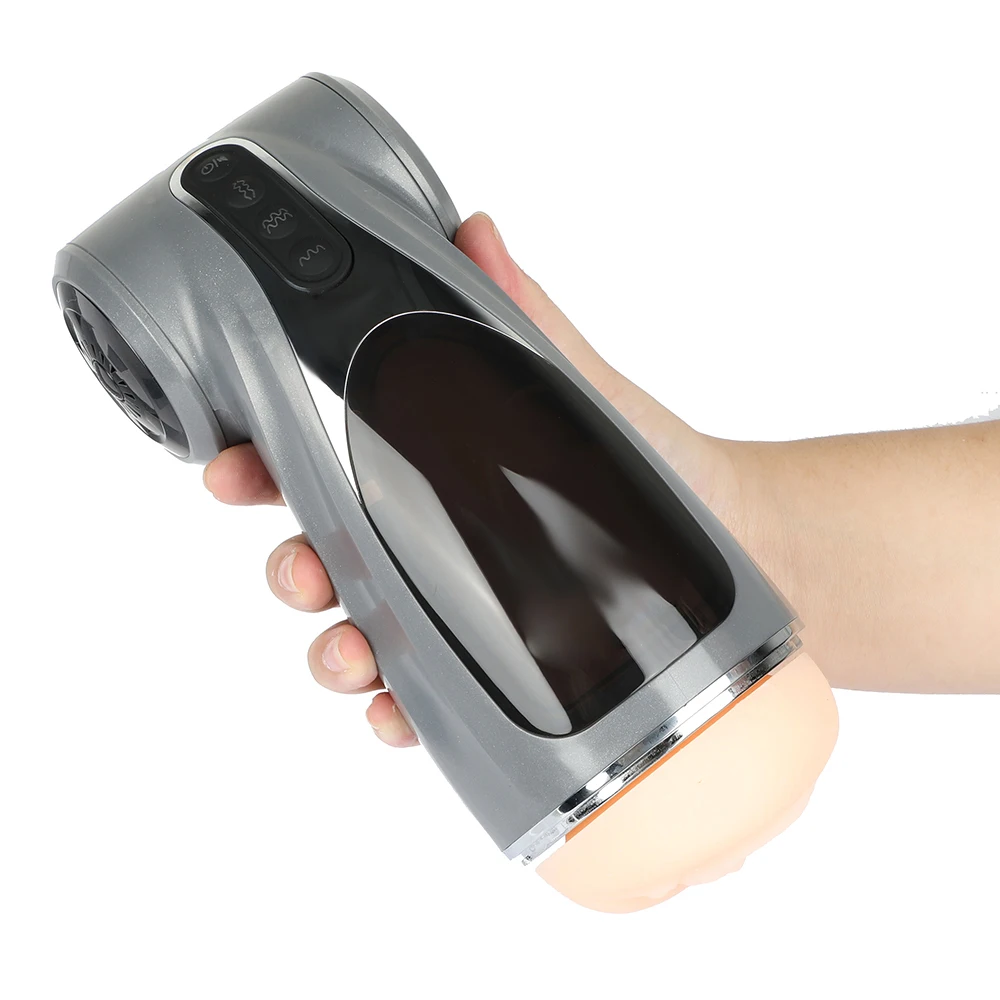 Adult Toy Automatic Shaking Hip Real Vagina Men Masturbator Voice Interaction Sex Machine Penis Sucking Vibrator Sex Toy for Men (42)