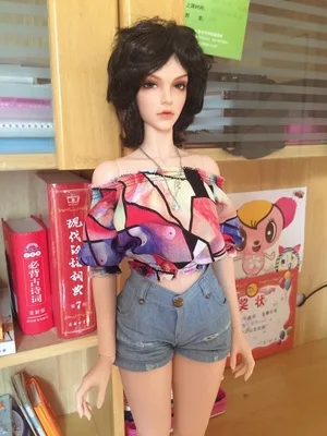 1/3 SD10 DDL DDM DDY girl 1/4 Женская Одежда для куклы aod dod msd bjd джинсовые шорты, костюмы ED15