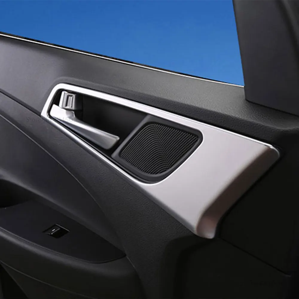 AITWATT для Hyundai Tucson 2015 2016 2017 2018 Серебряная внутренняя дверная ручка чаша крышка