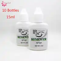 Gratis Verzending Groothandel Korea ik beauty IB Clear Gel Remover Voor Individuele Wimper Extensions Lijm uit Korea 10 flessen/lot 15 ml