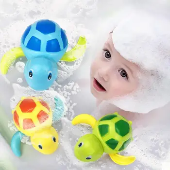 

3pcs Classic Cartoon Animal Tortoise Beach Bath Toy Kids Baby Water Toys Clockwork Dabbling Baby Infant Bath Toy