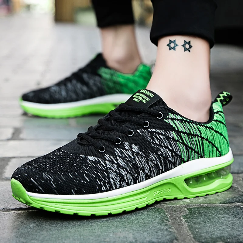 Sports Running Shoes Men Outdoor Air Cushion Jogging Walking Shoes For