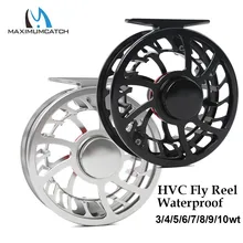 Maximumcatch супер светильник HVC 3-10wt водонепроницаемая катушка для ловли нахлыстом с ЧПУ машина для резки алюминия свежая и соленая Рыболовная катушка