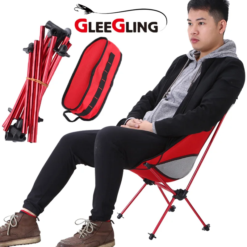 

Travel Beach Chair Outdoor Flodable Fishing Chair For Camping Picnic Seat sedia pesca Fishing Tool mini klappstuhl