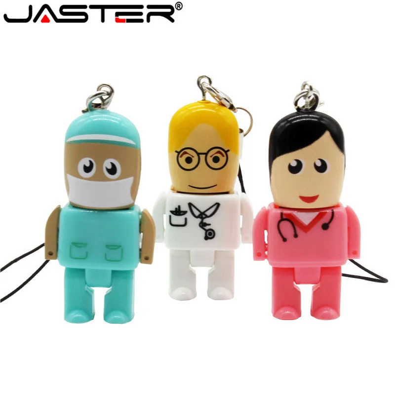 JASTER customer LOGO Doctors USB stick nurses memory stick Lovely pendrive cartoon usb flash drive pendrive 4GB 8GB 16GB 32GB JASTER customer LOGO Doctors USB stick nurses memory stick Lovely pendrive cartoon usb flash drive pendrive 4GB 8GB 16GB 32GB