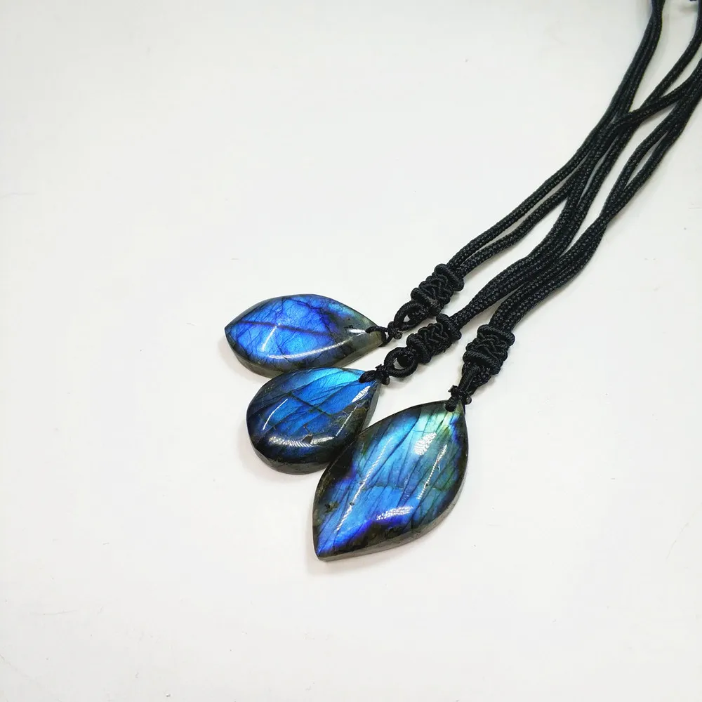 Natural moonlight Stone Pendant Labradorite pendant Pendant spectrolite