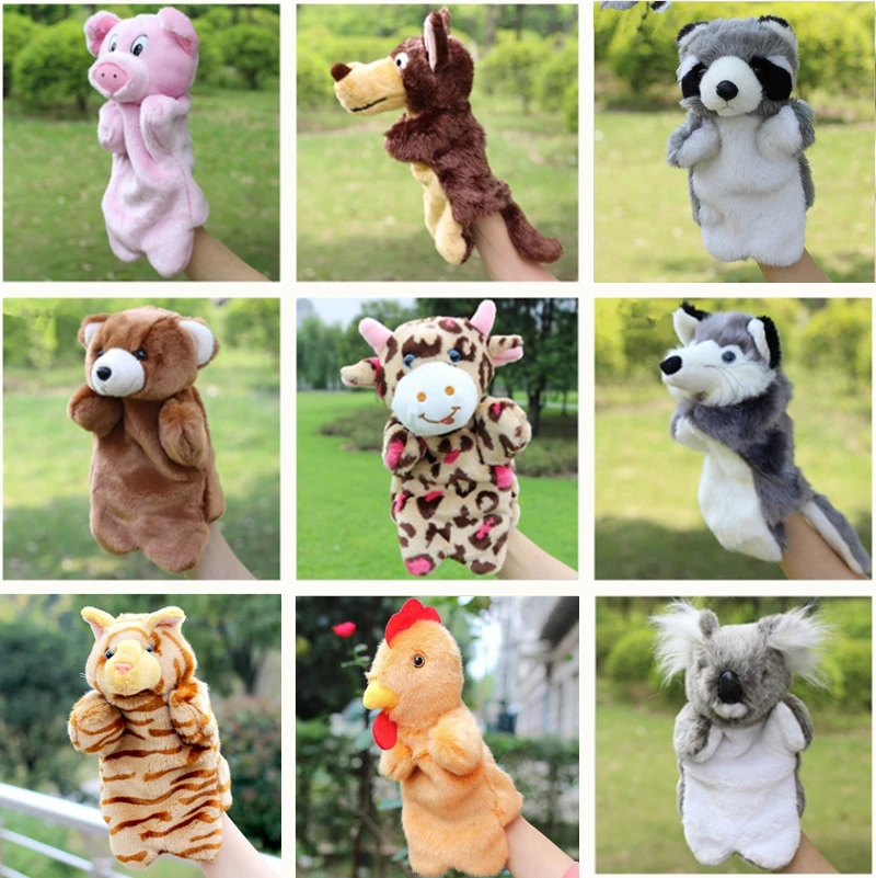 Плюшевая кукла с мультяшным животным поросенок кошка сова обезьяна собака