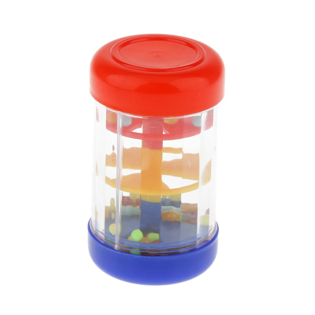 MagiDeal Hot Sale 1Pc Plastic Rain Sound Maker Shake Colorful Beads for Children Baby Kids Learn Play Toy Birthday Gift 3kinds