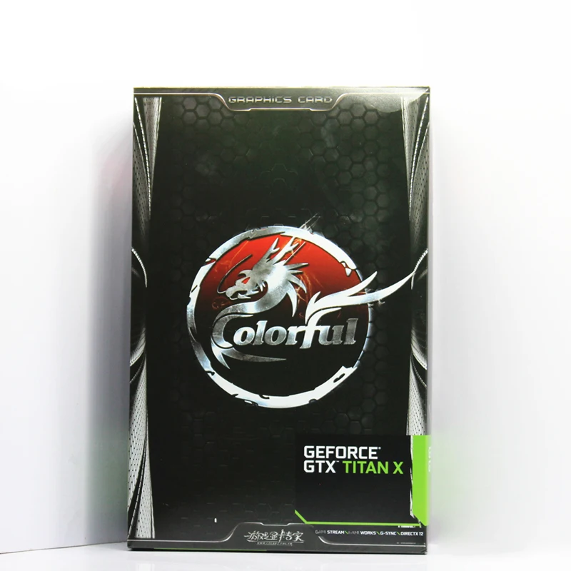 Colorfuly GTX TITANG X CH-12GD5 12G single core g-sky card game
