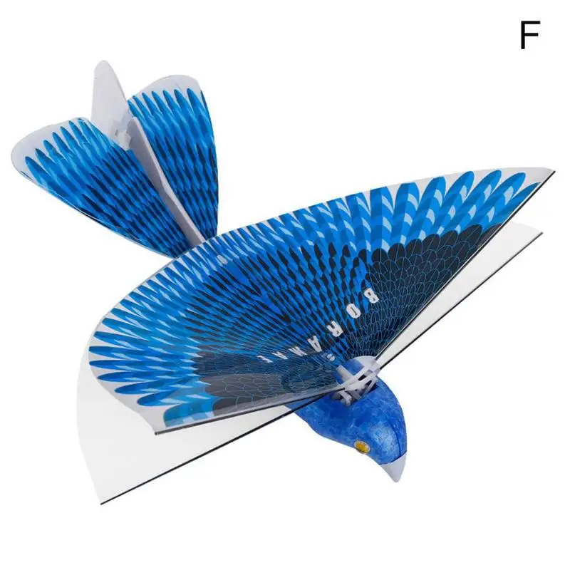 Flying RC Bird Toy 2.4 GHz Remote Control E-Bird Flying Birds Electronic Mini RC Drone Toys Helicopter Kids Toy Gift - Цвет: F