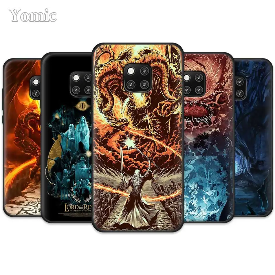 

TPU Soft Case for Huawei Mate 20 Pro 10 20 Lite Honor 20 Lite 20 Pro P20 P30 Pro The Lord of the Rings Silicone Phone Case Cover