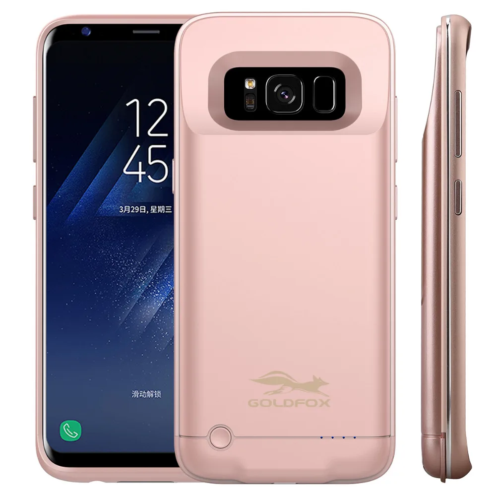 

For Samsung Galaxy S8 Smart Phone 4200mAh Battery Charger Case External Power Bank Cover Phone Extended Battery Charging Case
