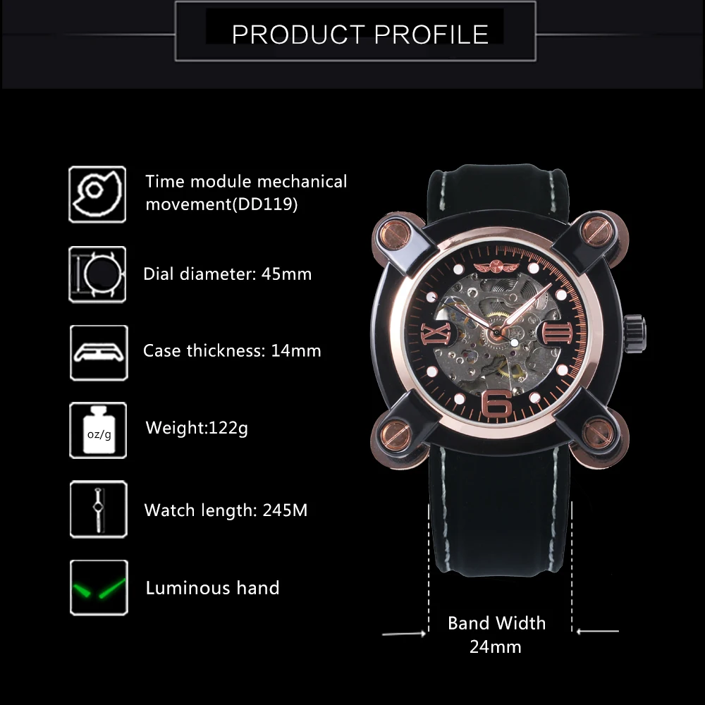 الفائز العسكرية ووتش الرجال التلقائي الميكانيكية رجل الساعات 2019 أعلى العلامة التجارية الفاخرة الهيكل العظمي الهاتفي حقيقية ساعة يد بحزام م... الفائز العسكرية ووتش الرجال التلقائي الميكانيكية رجل الساعات 2019 أعلى العلامة التجارية الفاخرة الهيكل العظمي الهاتفي حقيقية ساعة يد بحزام م...