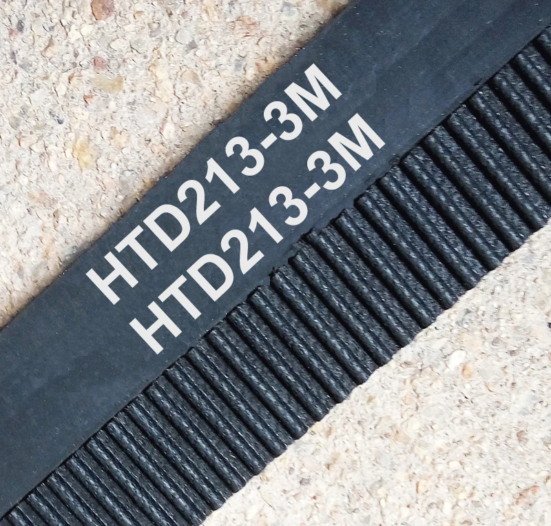 

5 pieces 213 HTD3M timing belt length 213mm width 15mm 71 teeth rubber closed-loop 213-3M-15 S3M 3M 15 pulley for CNC machine