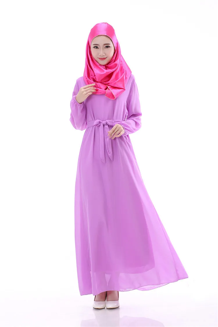 Для женщин мусульманское платье Исламская одежда Абая Мусульманская одежда турецкая исламская одежда из шифона Турции мусульманская
