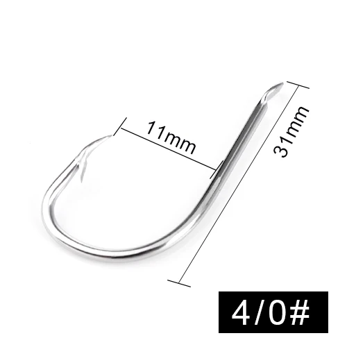 Нержавеющая Сталь Круглая 9301SS колючие рыболовные крючки 5/0#-1/0#25 шт./лот 1#7#, 50 шт в наборе, КАРПОВАЯ ЛОВЛЯ джиг-головка, блесна рыболовные крючки - Цвет: 008