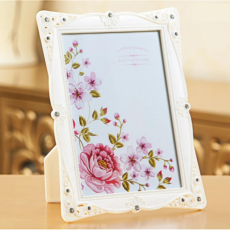 6-10 Inch Creative Family Love Baby Photo Frame Resin Picture Frames Modern Wood Vintage Photo Frames Home Decor Gift