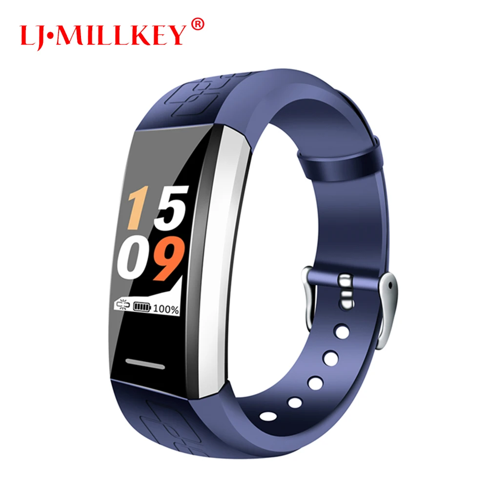 

Smart Bracelet Big Screen IP67 Fitness Tracker Pedometer Blood Pressure Heart Rate Monitor Bluetoo Smart Band For Android IOS