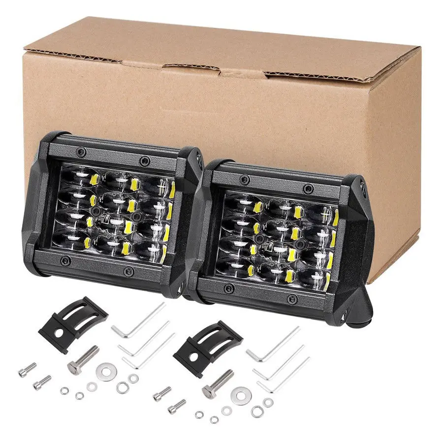 1 пара 4 дюйма 72 Вт 8460 люмен для мотоцикла|led light inch|bar barbar led |
