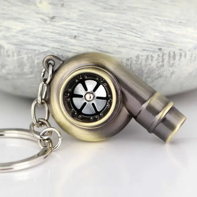 Buy Real Whistle Sound Turbo Keychain Spinning Auto