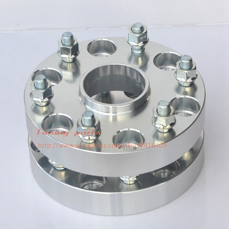 6x139.7-67.1 aluminum wheel spacer adapter (2)
