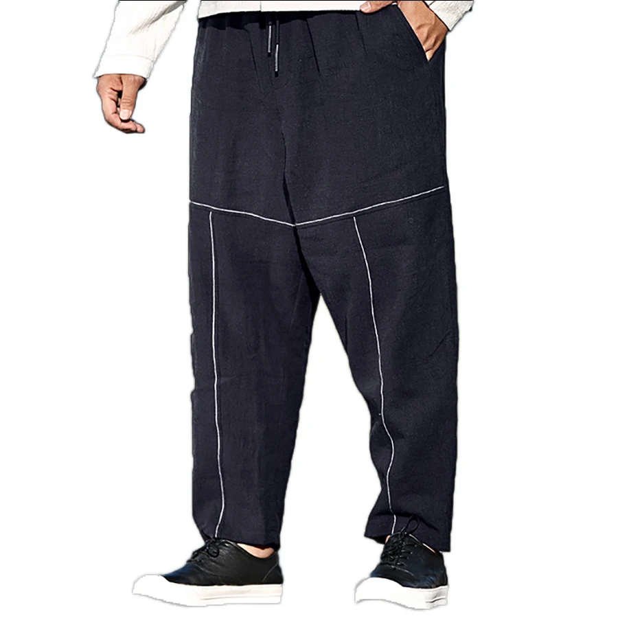 

Vintage Harem Pants Men Japanese High Street Hip Hop Mens Pants Jogger Loose Black Men Trousers Baggy Plus Size Clothing Lc7