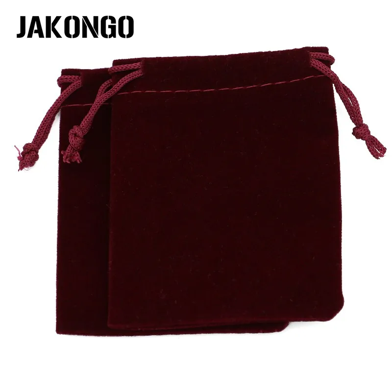 JAKONGO 10 шт./лот 7X9 см 9X12 см бархат стенд для ювелирных украшений сумки & Jewelry сумка для переноски сумочки для упаковки подарков 6 цветов