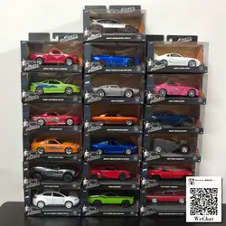 JADA 1/32 масштаб Nissan R35 R34 Dodge Зарядное устройство, SUBARU, FORD F-150, TOYOTA SUPRA, HONDA S2000, Chevrolet автомобиль из литого металла модель игрушки