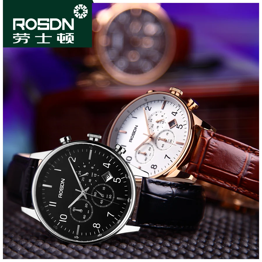 ROSDN Watches Men font b Luxury b font font b Top b font font b Brand
