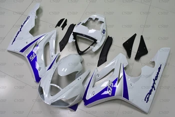 

Daytona 2007 Fairings for Triumph 675 2006 - 2008 Blue White Full Body Kits for Triumph 675 2007 Abs Fairing