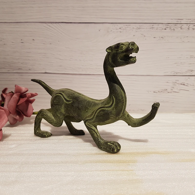 Antique bronze four-beast beast (3)