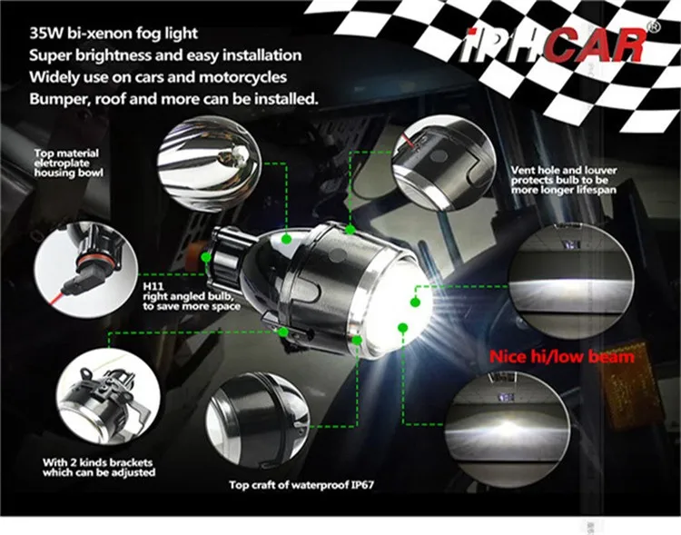 High Low Beam Fog Light7