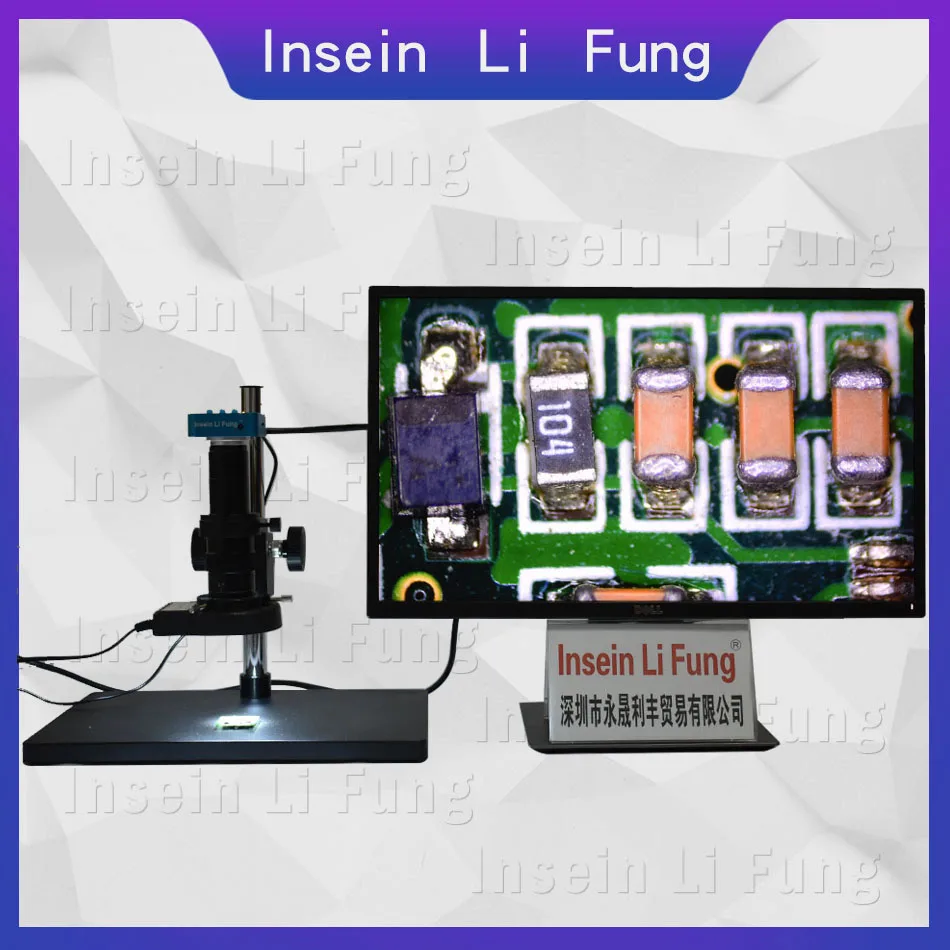 

HD 38MP 16MP 1080P Industrial Digital Electronic Video Microscope Continuous Zoom Magnifier HDMI VGA USB AV Camera PCB Soldering