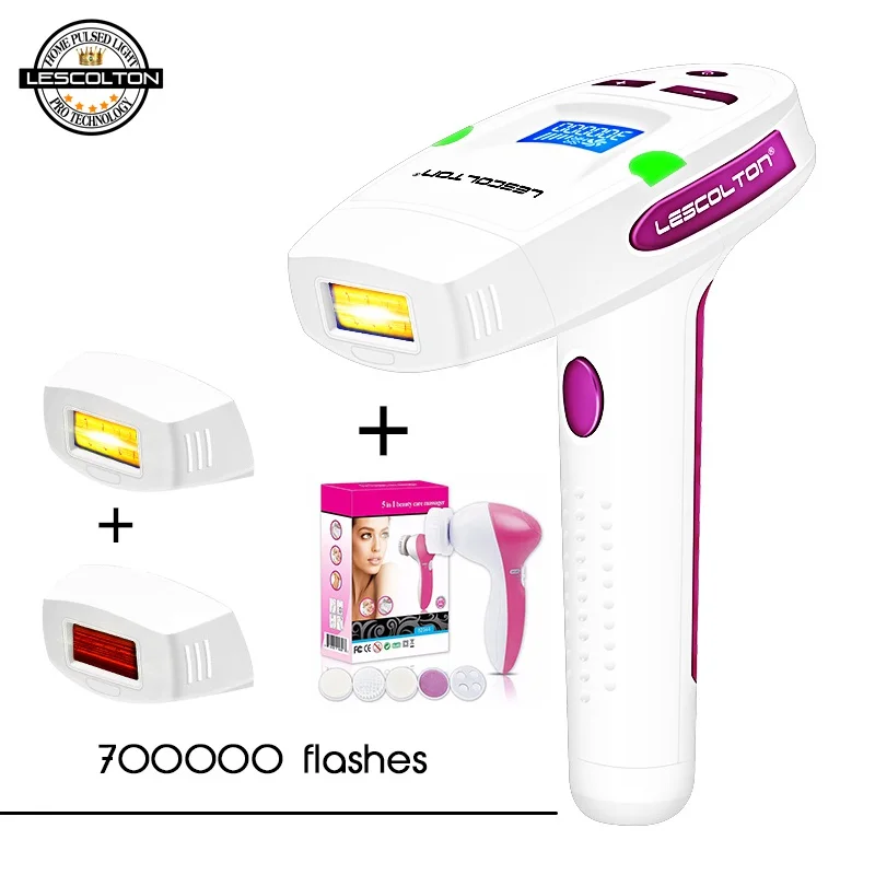 

700000 times Original Lescolton 3in1 Electric Epilator IPL Laser Hair Removal Machine Permanent Laser Epilator Hair Removal