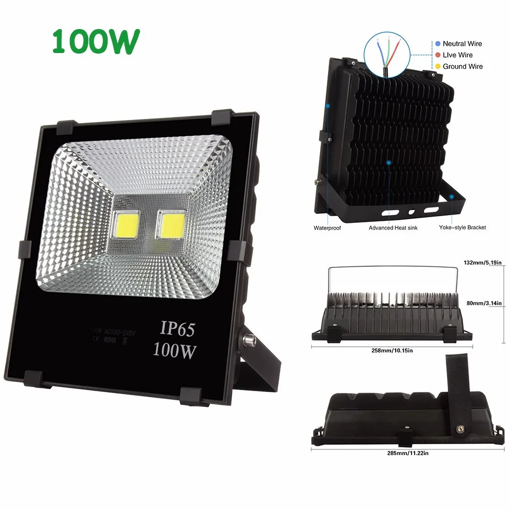 100W