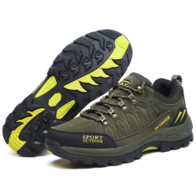 Men Mountain Shoes Winter Autumn Outdoor Tourism Sneaker Non-slip Trekking Hunting Hiking Shoes Size 40-47