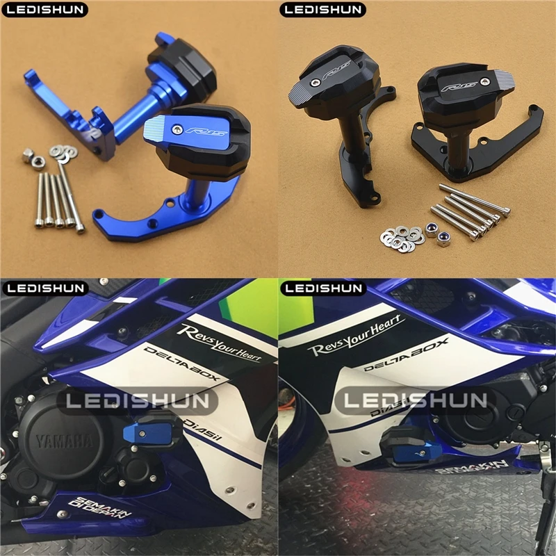Motorcycle Frame Crash Pads Engine Case Sliders Protector For Yamaha