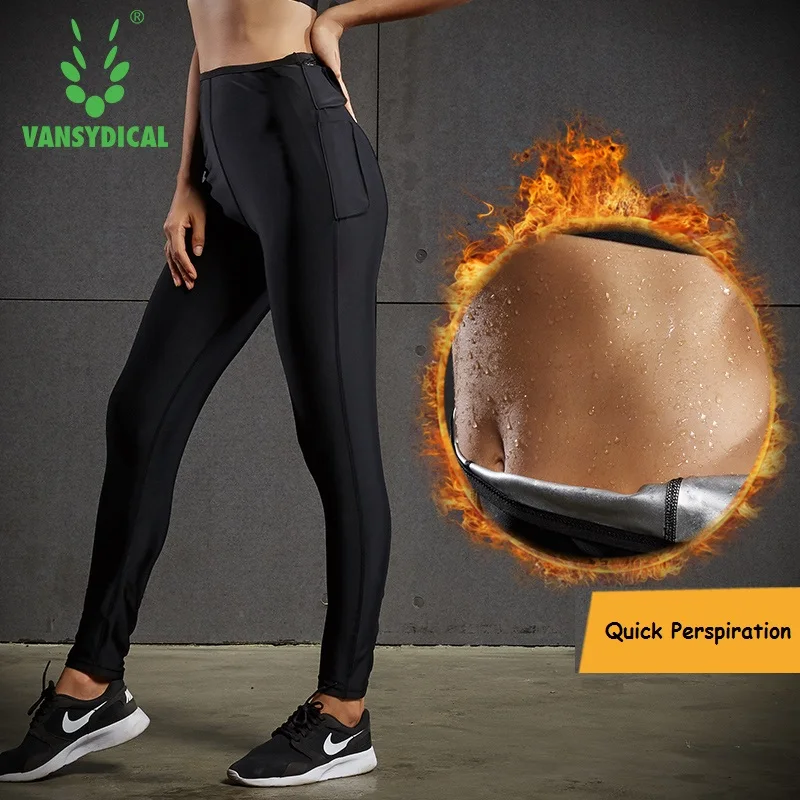Women Skinny Yoga Pants Running Tights Hight Waist Fitness Workout Leggings 2017 Vansydical Hot Sweat Sports