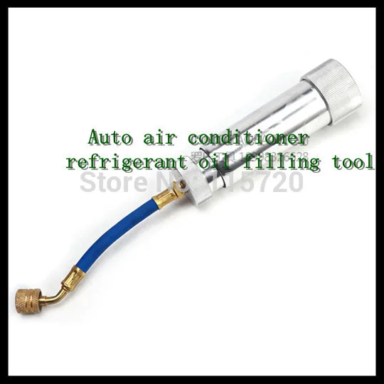 auto ac repair tool refrigerant oil filling oil charger