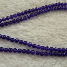 

10 Strand 14inch dark purple Natural a Spacer Loose beads 4mm ZH1245