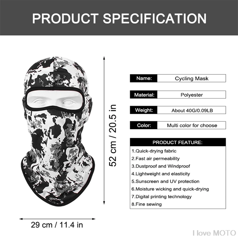 WOSAWE полный щит для лица мотоциклы Балаклава ветрозащитный, для открытого спорта катания на лыжах CS Go тактическая маска для лица MOTO мотокросса бандана