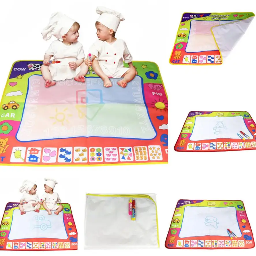 

New Water Drawing Painting Writing Mat Board Magic Pen Doodle Gift 80*60cm Q40 AUG29