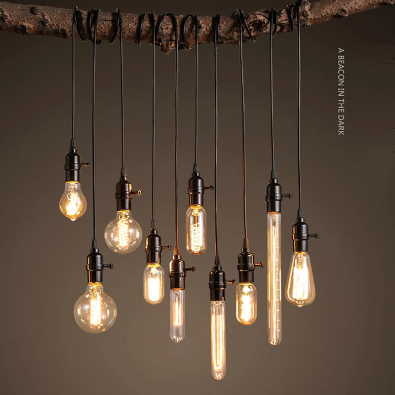 Bases da Lâmpada da lâmpada e27 edison retro Matéria-prima : Alumínio
