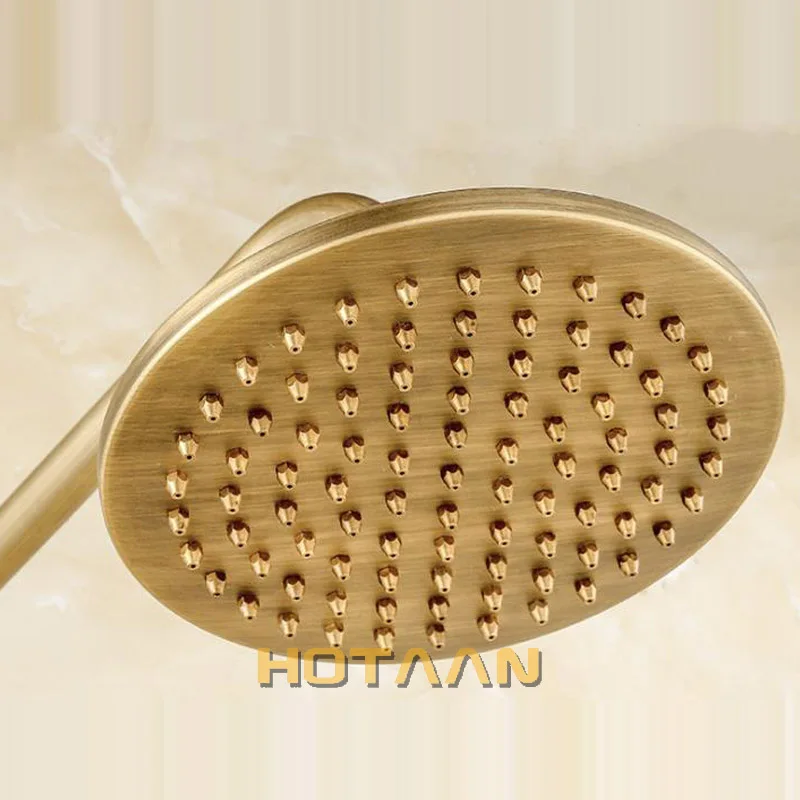 8 inch 20x20cm Round OverHead Rain Shower Head Copper Shower Head Anitque Brass Bathroom Shower shower head,shower nozzle