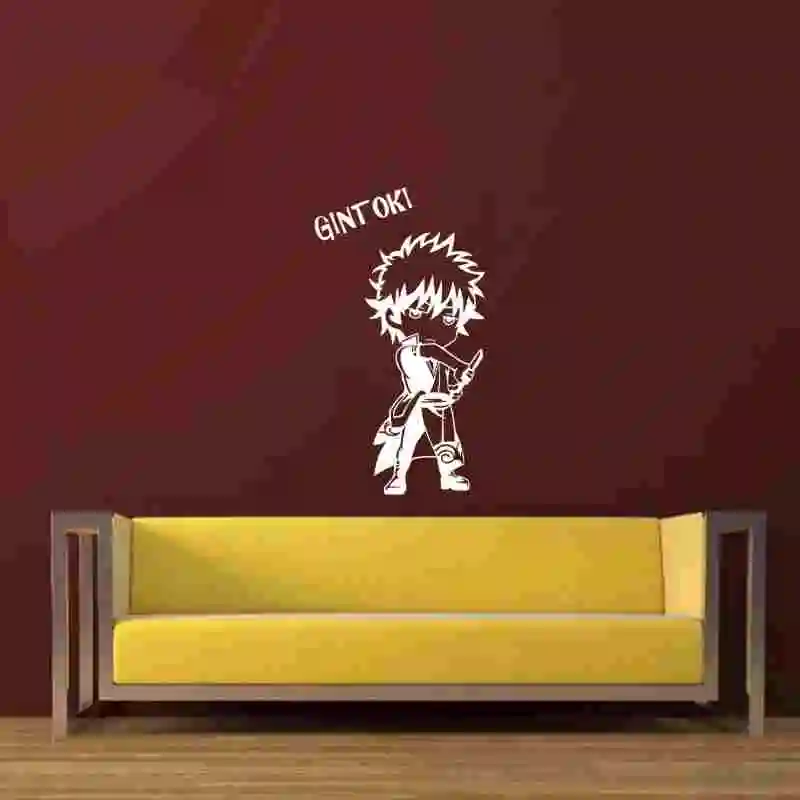 GINTAMA Gintoki настенные наклейки домашний декор декоративное украшение аниме
