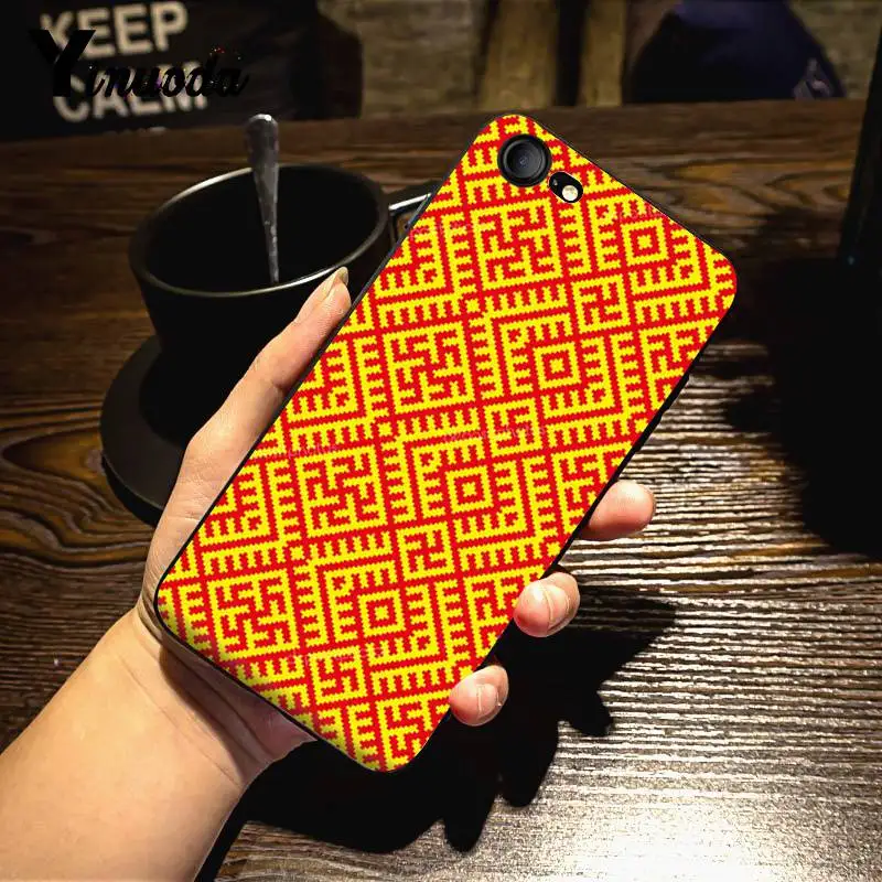 Yinuoda славянский символ Kolovrat первоклассные аксессуары для телефона чехол iPhone 7 6X8 6s